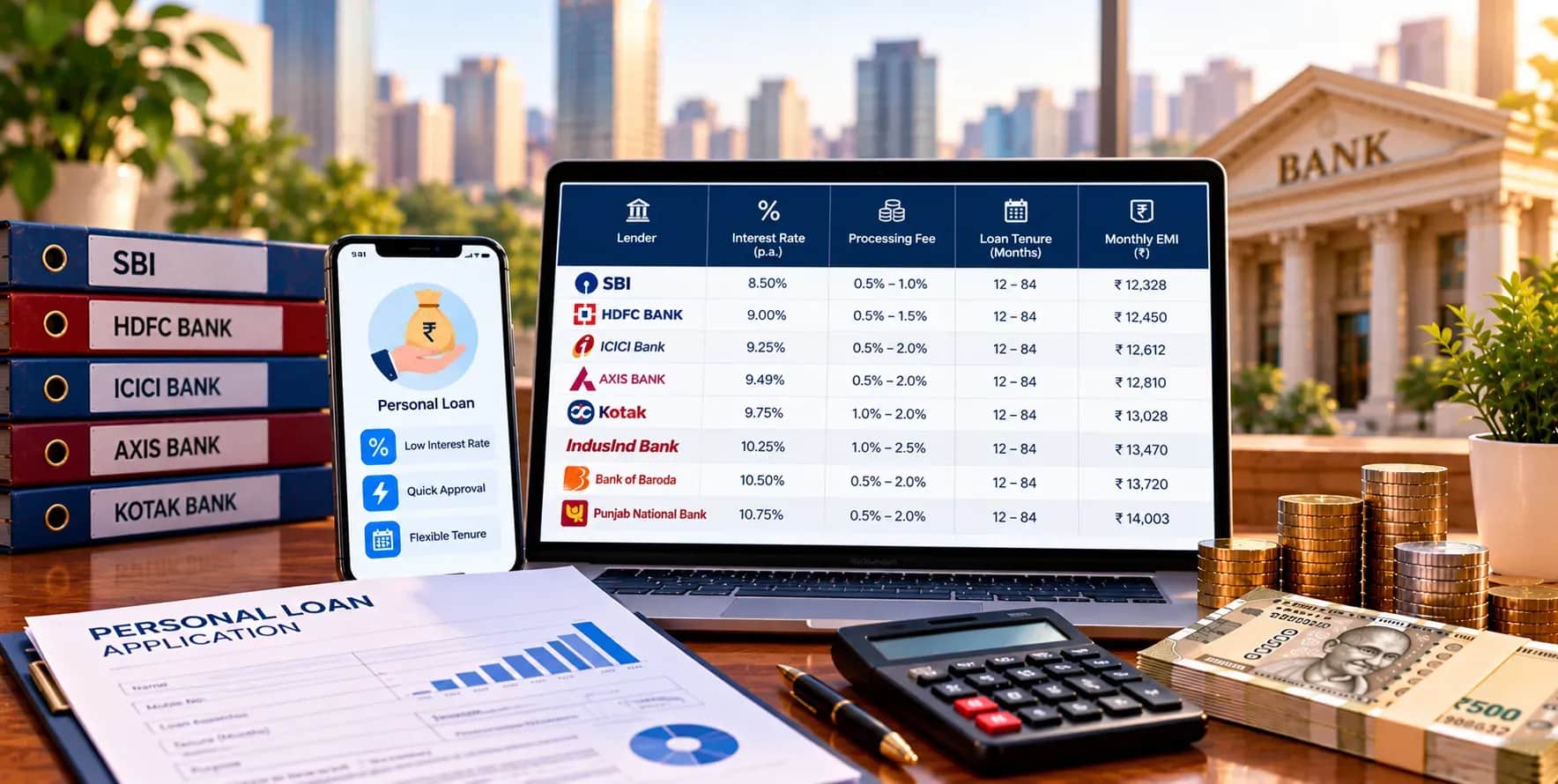 Personal Loan Rates October 2026: Compare 22 Lenders & EMIs
