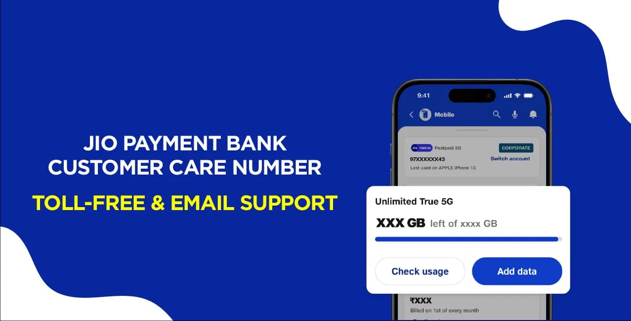 Jio Payment Bank Customer Care Number – Toll-Free & Email Support