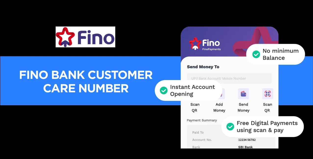 Fino Bank Customer Care Number – How to Contact Support Easily