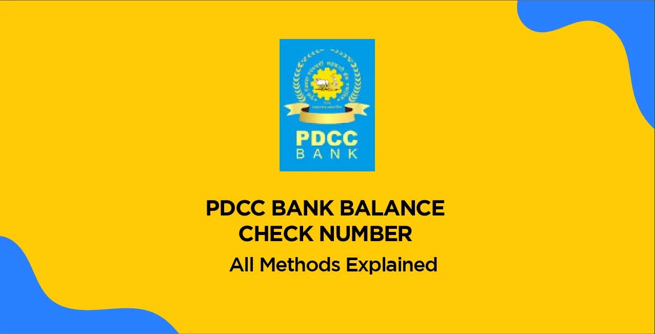 PDCC Bank Balance Check Number – All Methods Explained