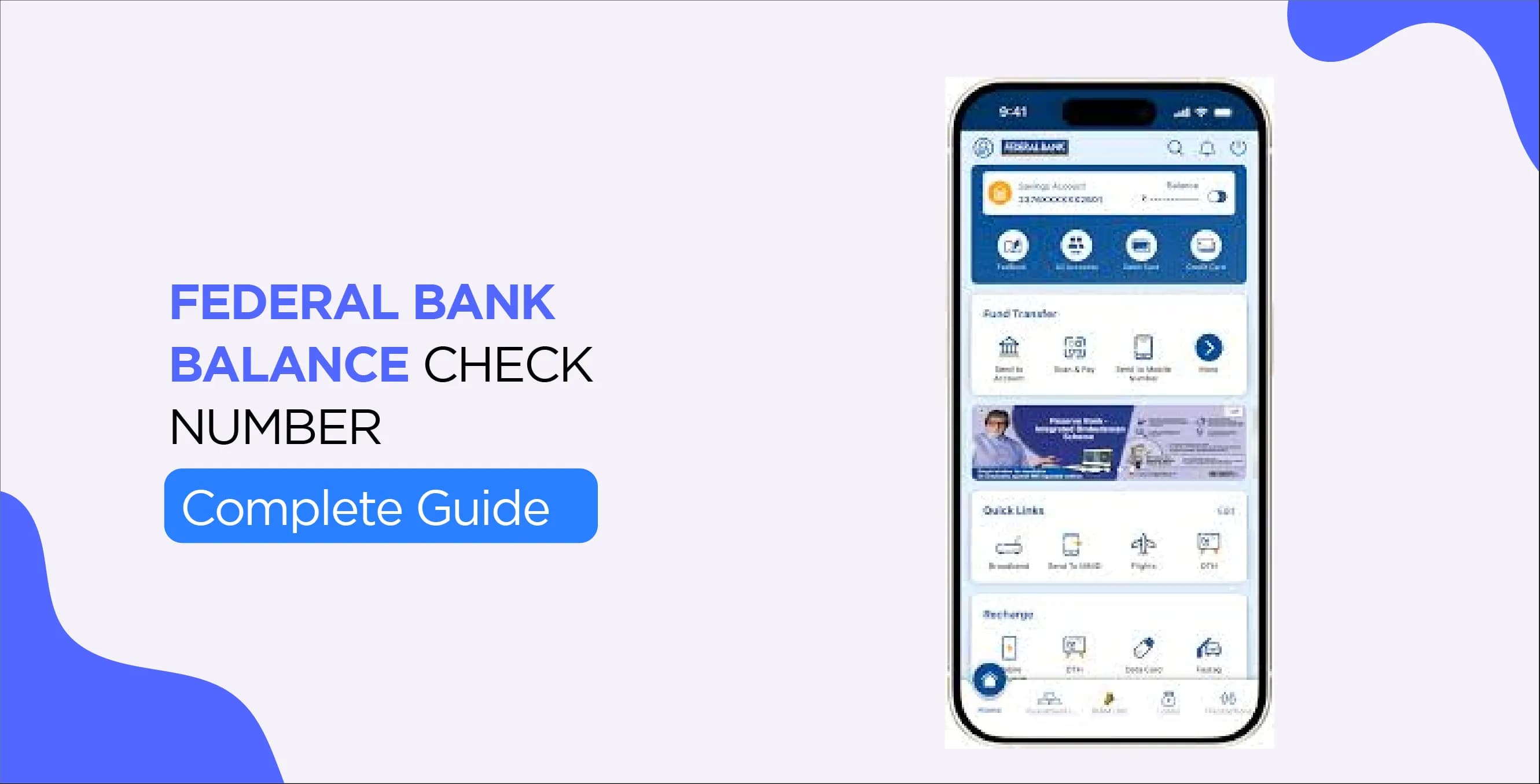 Federal Bank Balance Check Number – Complete Guide