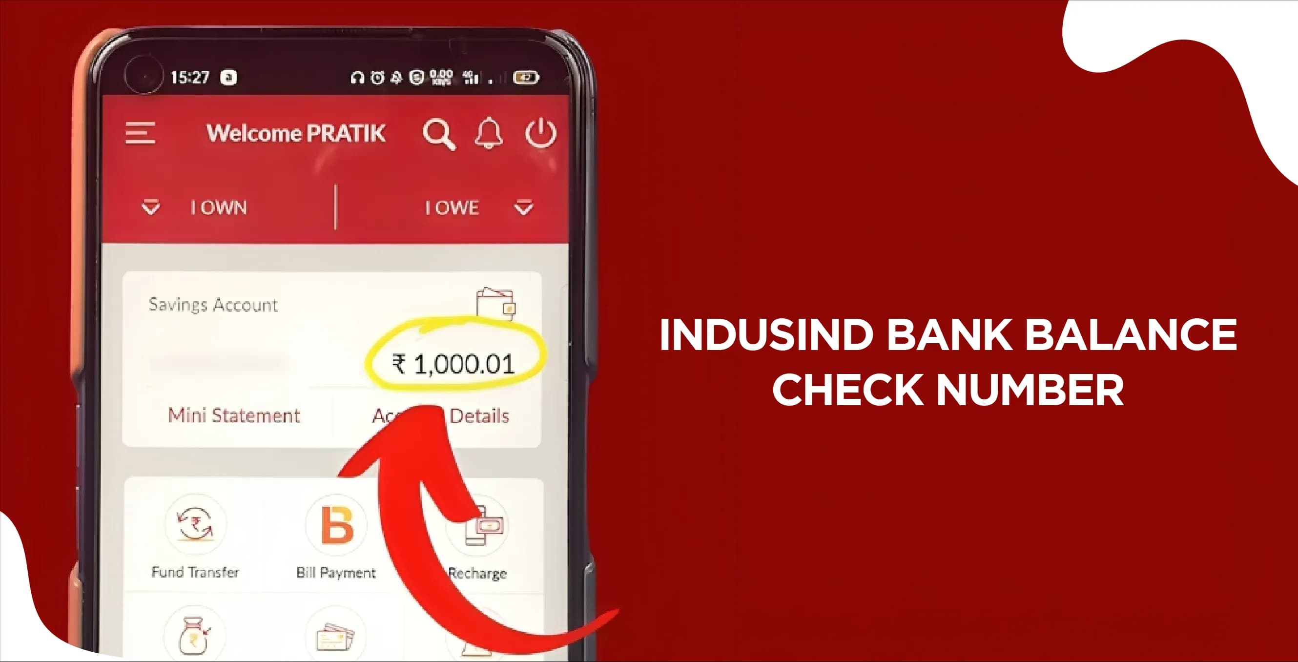 IndusInd Bank Balance Check Number – Quick Balance Enquiry Methods