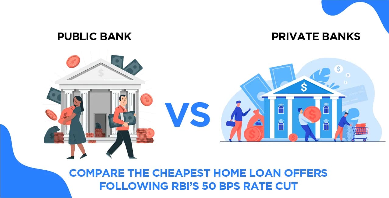 Public vs Private Banks: Compare the Cheapest Home Loan Offers Following RBI’s 50 bps Rate Cut
