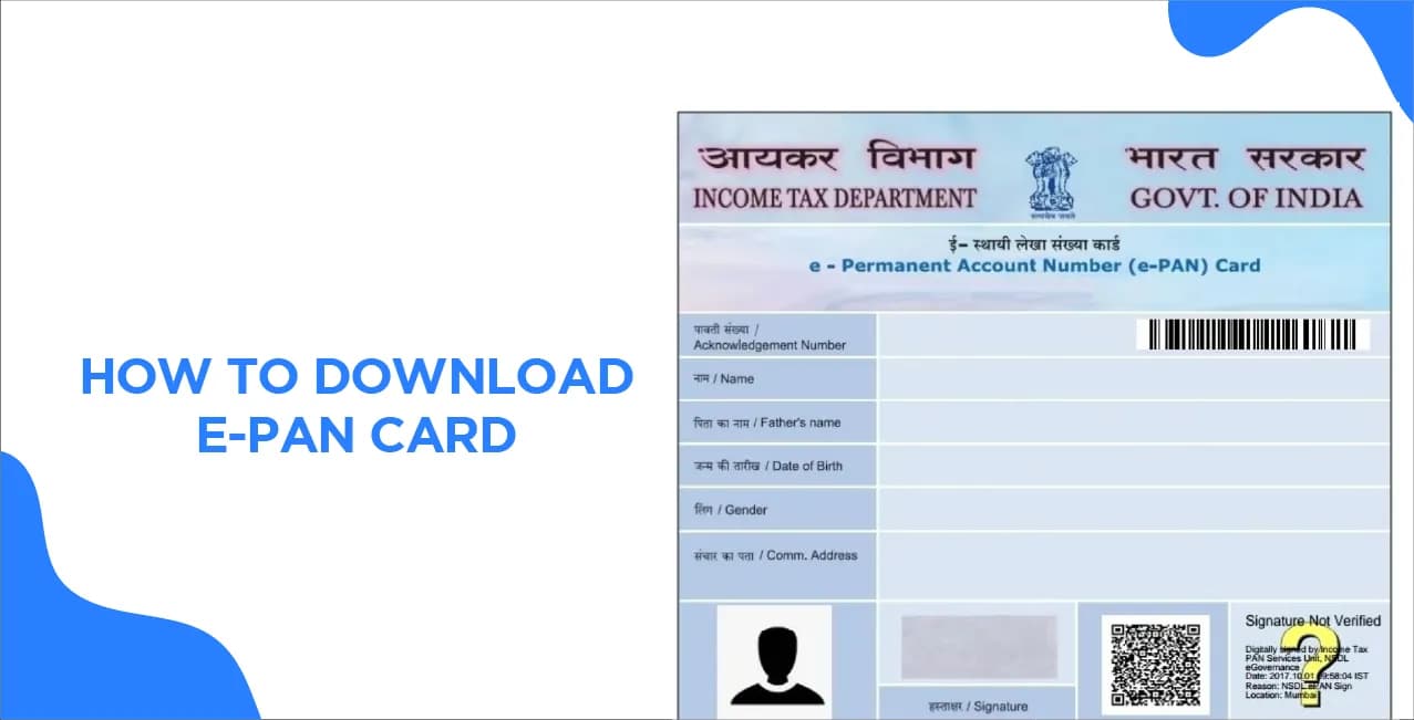 How to Download e-PAN Card – Quick Online Process