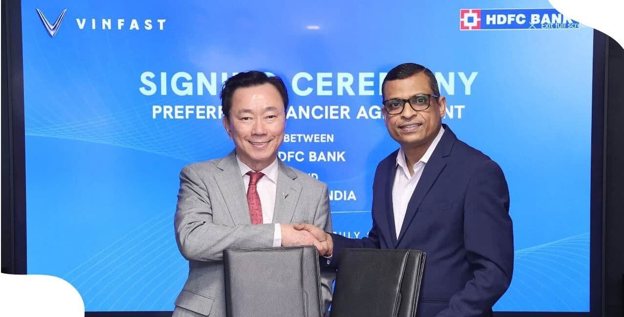 HDFC Bank Joins Hands with VinFast to Finance EVs in India