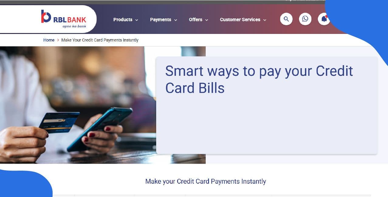 RBL Credit Card Bill Payment — Easy & Secure Online Methods