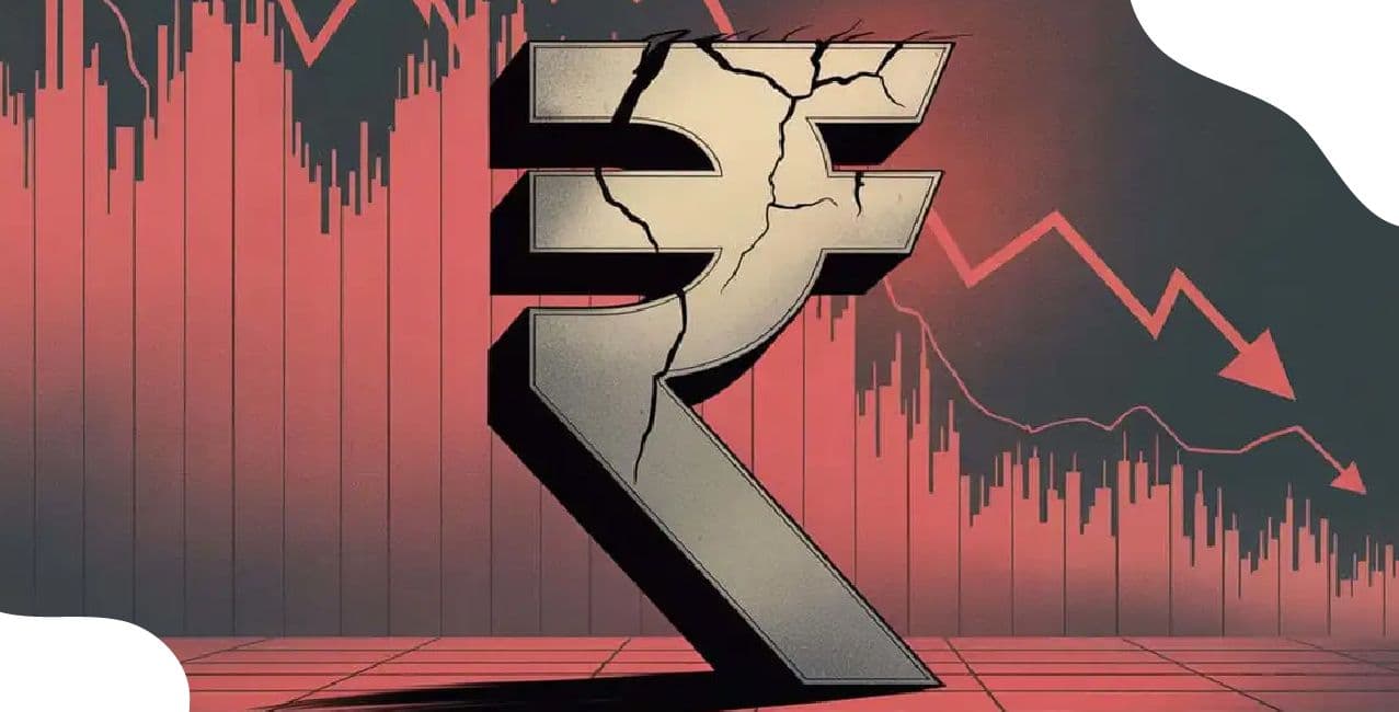 Indian Rupee Slips to Record Lows Amid Risk Aversion and Capital Outflows