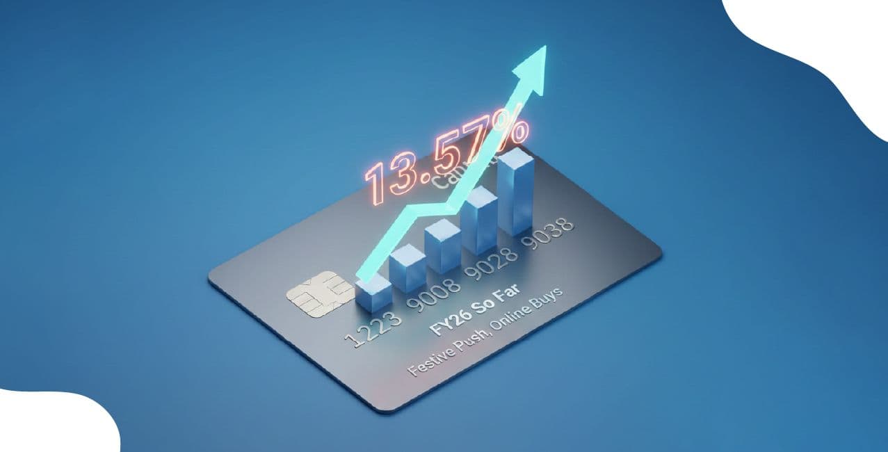 Credit Card Spends Rise 13.57% in FY26 So Far on Festive Push, Online Buys