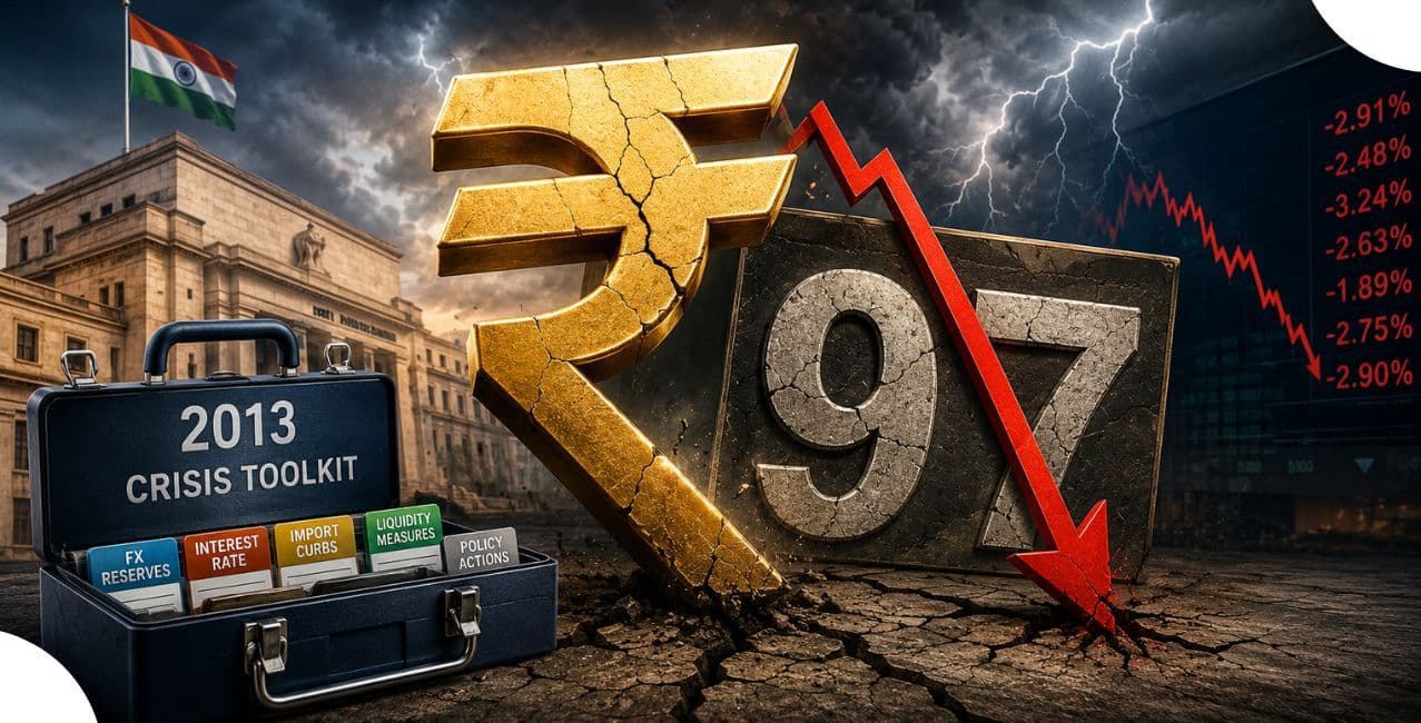 Rupee Shock At 97: India May Bring Back Its 2013 Crisis Toolkit