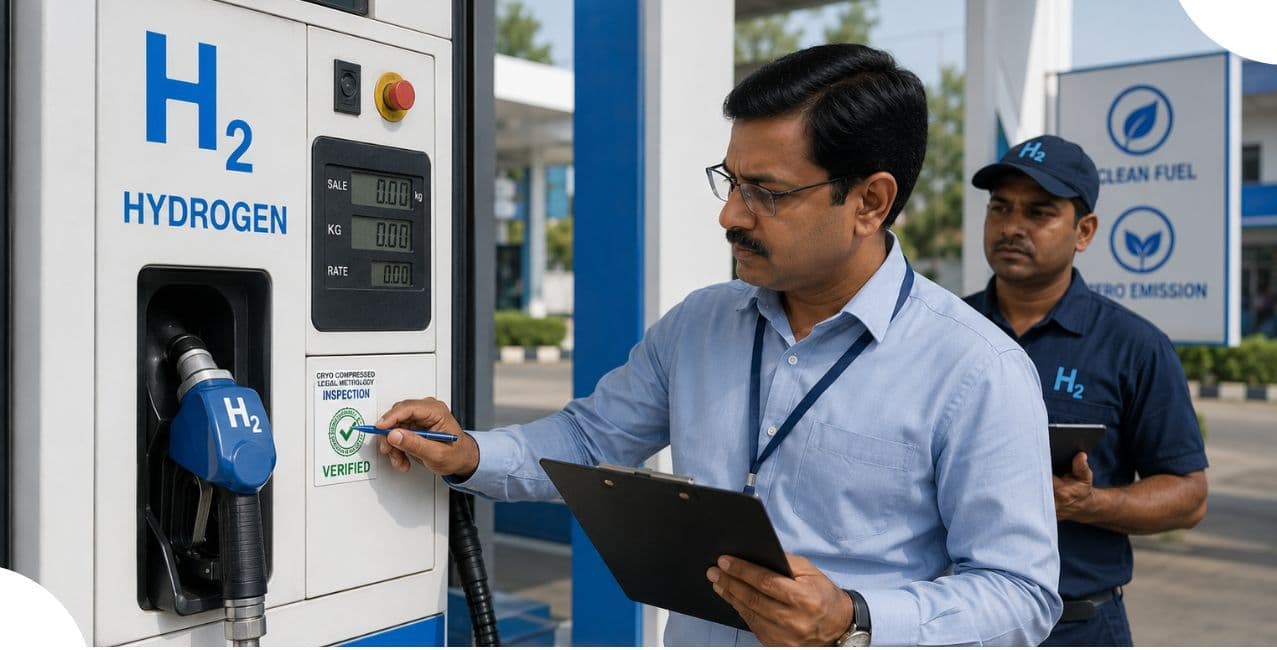 Hydrogen Pump Checks Begin As India Tightens Fuel Meter Rules