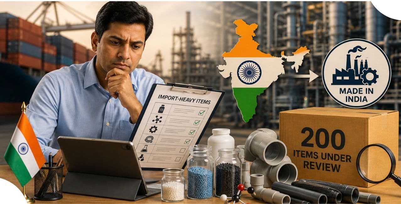 Petrochemical Shock: India Checks If 200 Import-Heavy Items Can Be Made At Home