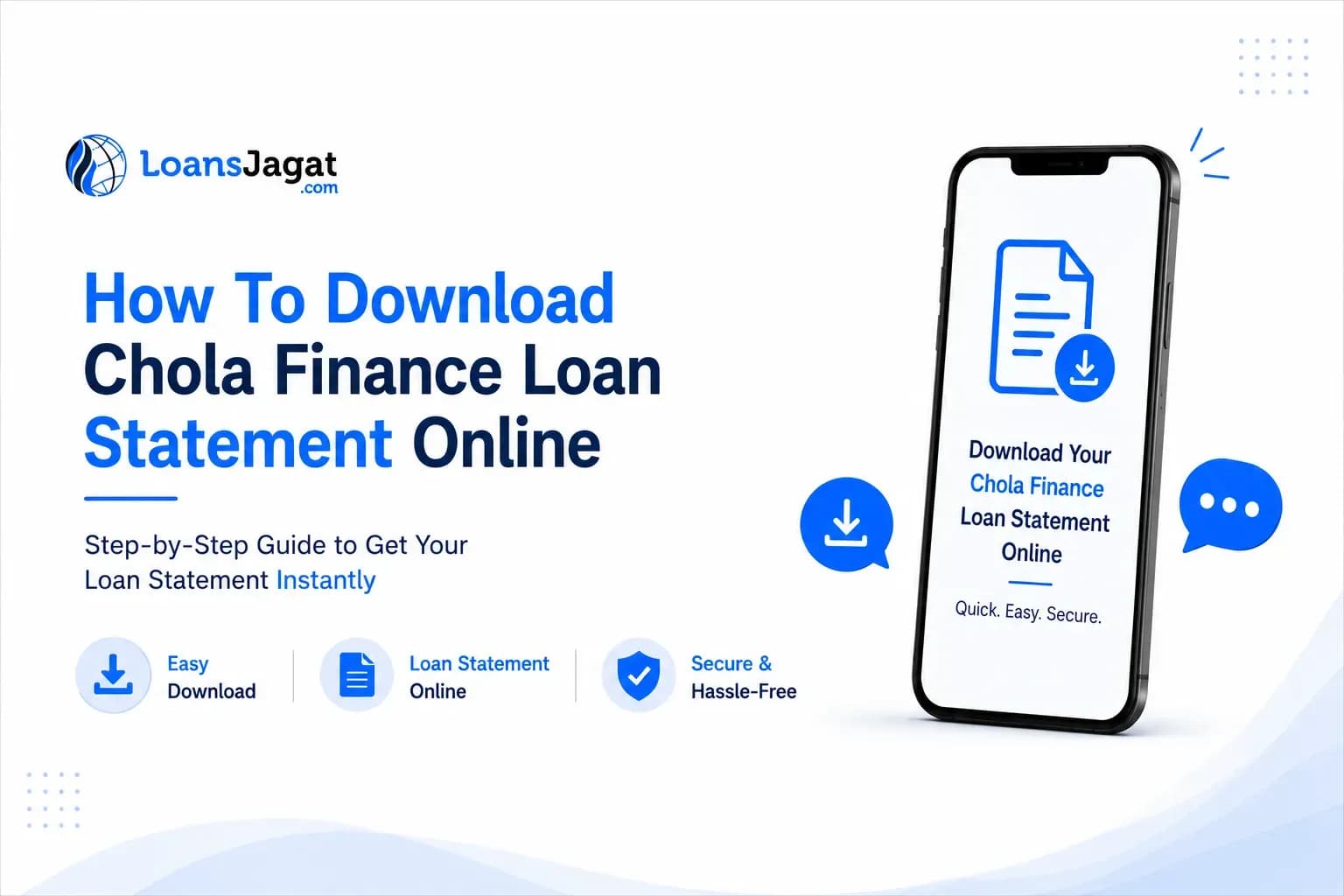How To Download Chola Finance Loan Statement Online