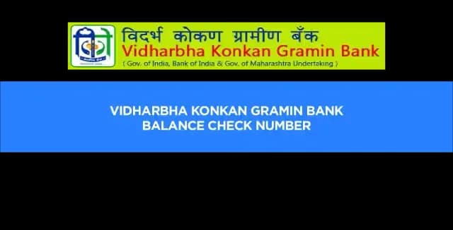 How to Check Vidharbha Konkan Gramin Bank Account Balance in Various Ways