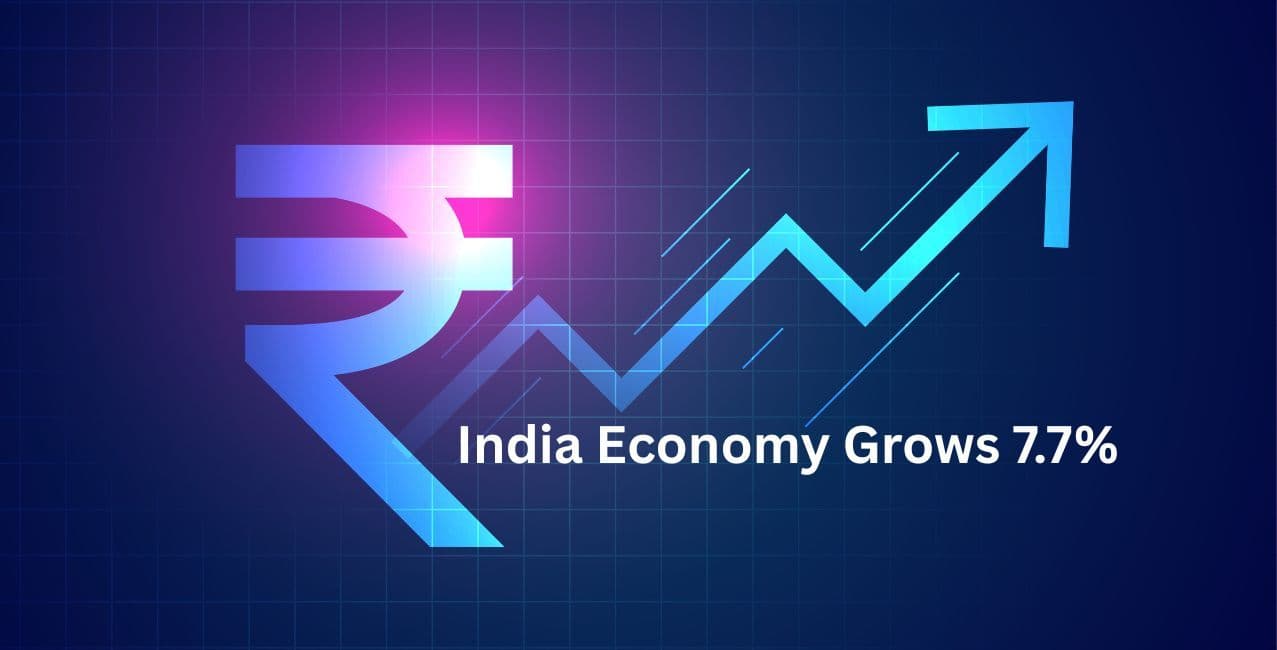India’s Economy Expands 7.7% as Household Debt Reaches 45.5% of GDP