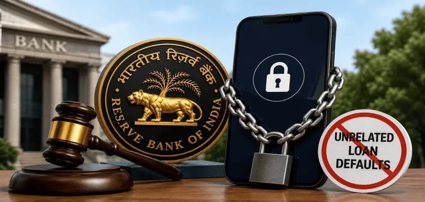 RBI Stops Banks From Locking Borrowers’ Devices Over Unrelated Loan Defaults