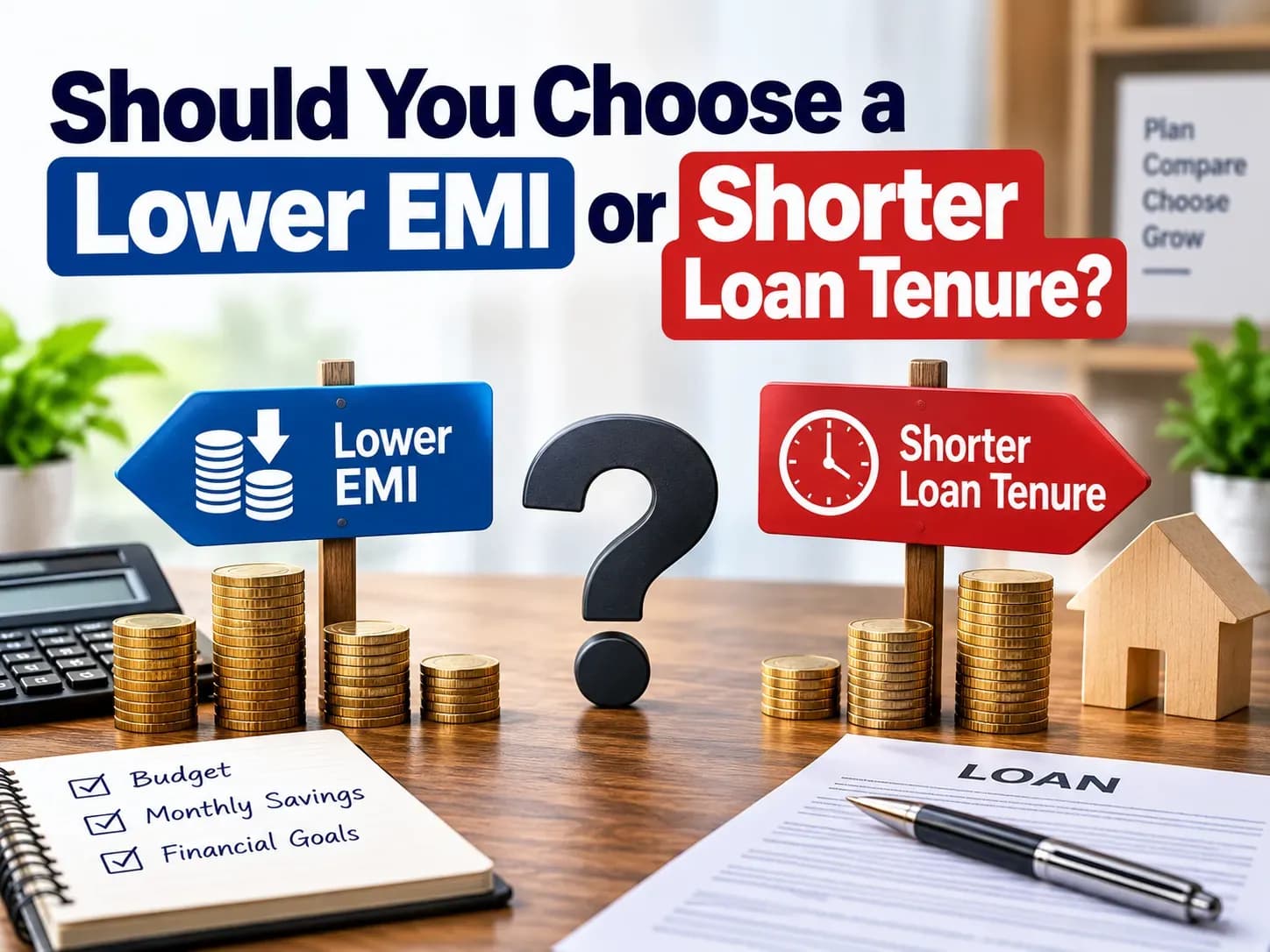 Should You Choose a Lower EMI or Shorter Loan Tenure?