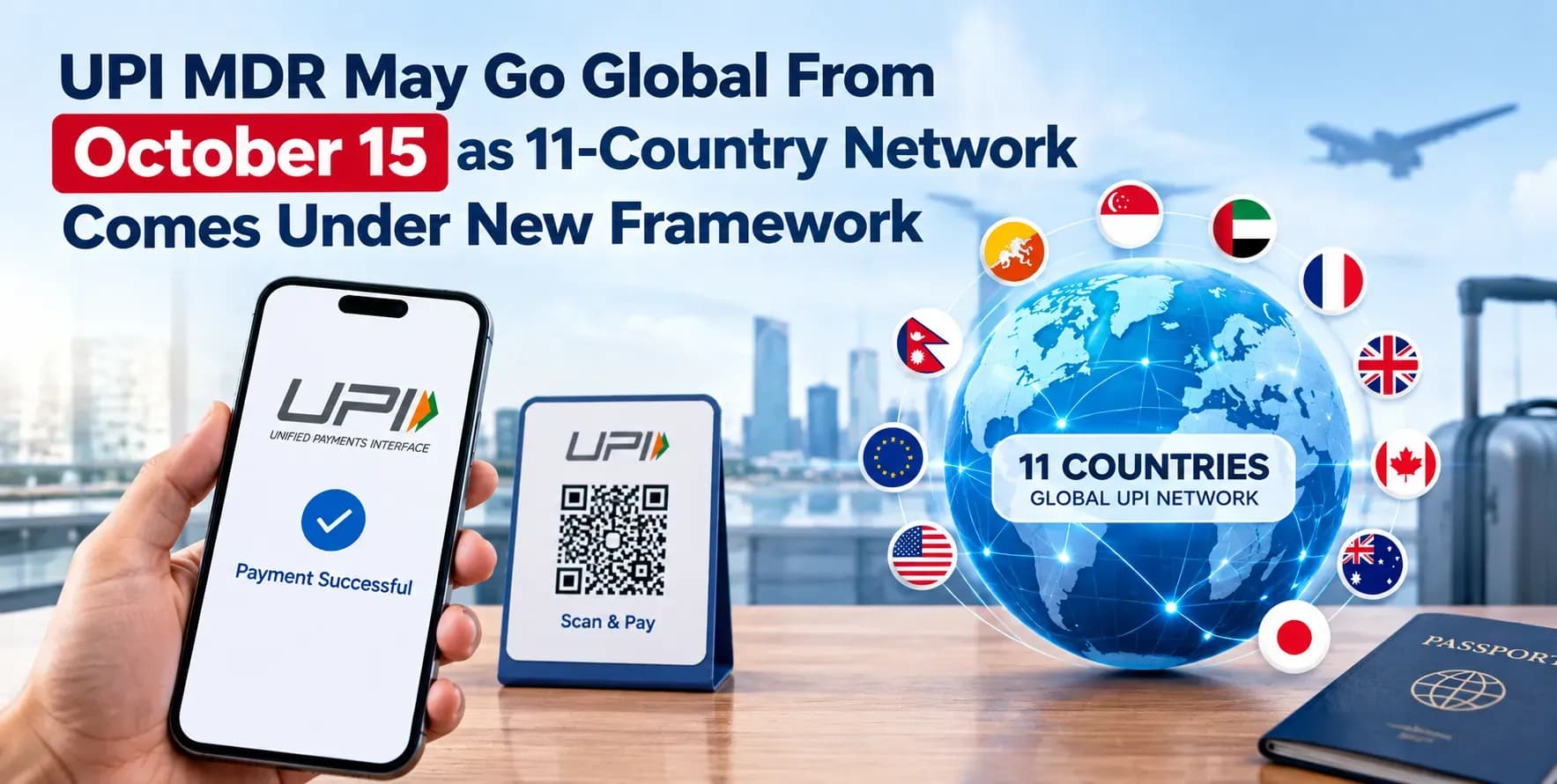 UPI MDR May Go Global From October 15 as 11-Country Network Comes Under New Framework