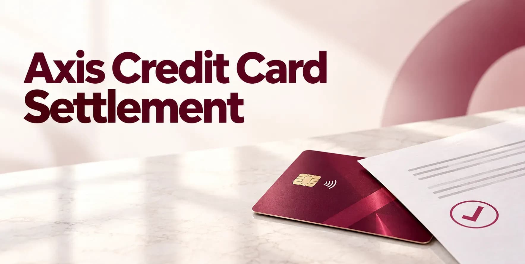 Axis Credit Card Settlement