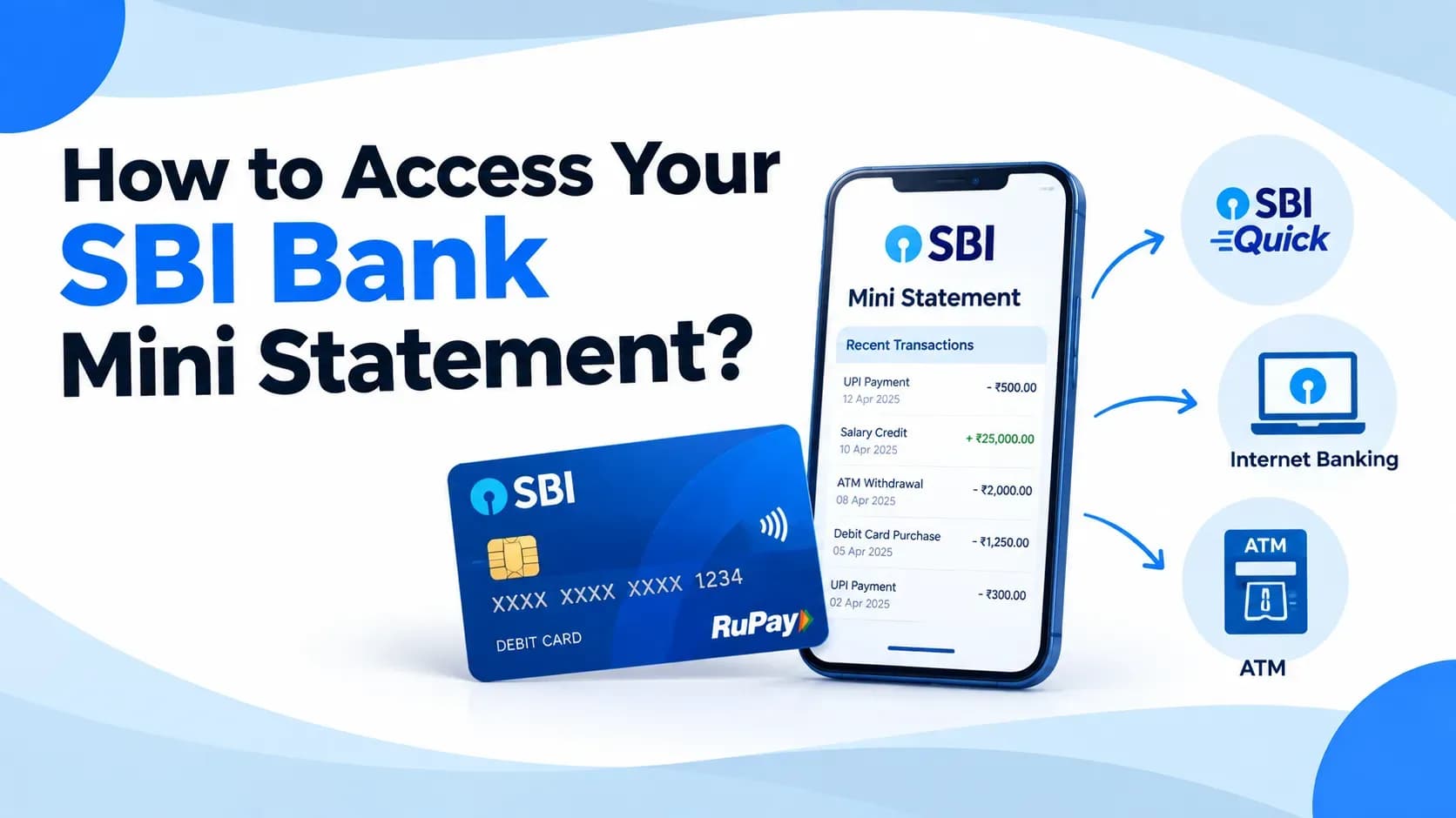 How to Access Your SBI Bank Mini Statement?