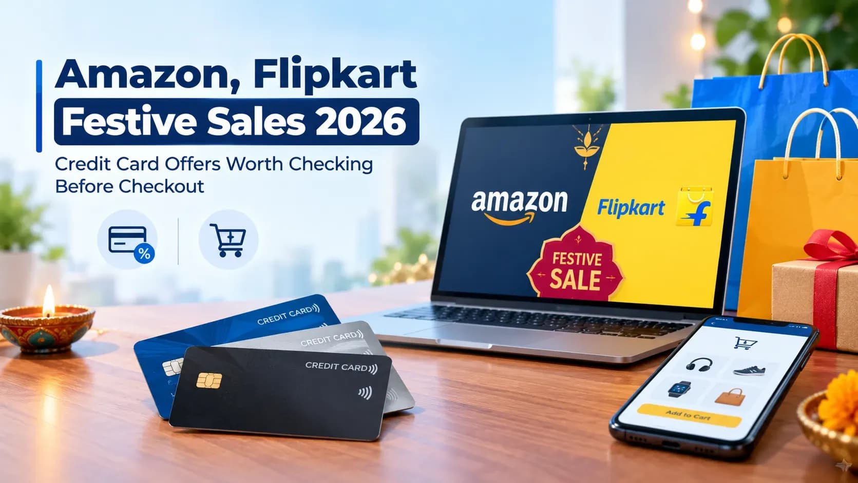 Amazon, Flipkart Festive Sales 2026: Credit Card Offers Worth Checking Before Checkout