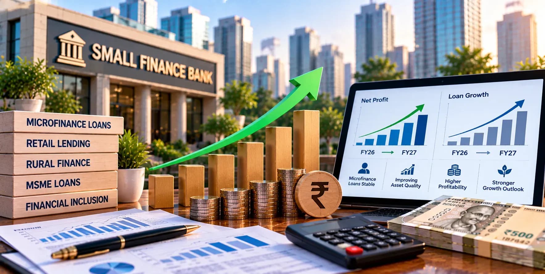 Small Finance Banks Set for Sharp Profitability Recovery in FY27 as Microfinance Loans Stabilise