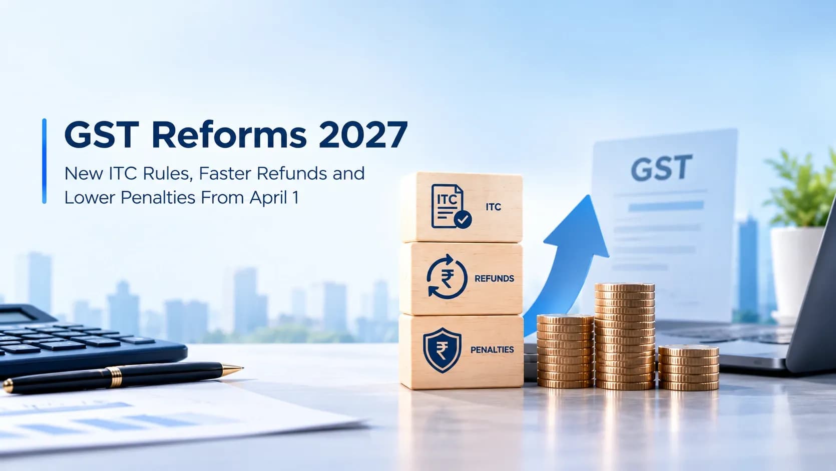 GST Reforms 2027: New ITC Rules, Faster Refunds and Lower Penalties From April 1