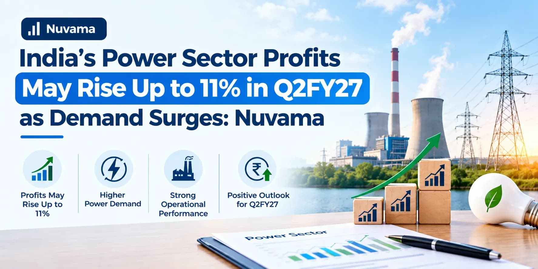 India’s Power Sector Profits May Rise Up to 11% in Q2FY27 as Demand Surges: Nuvama
