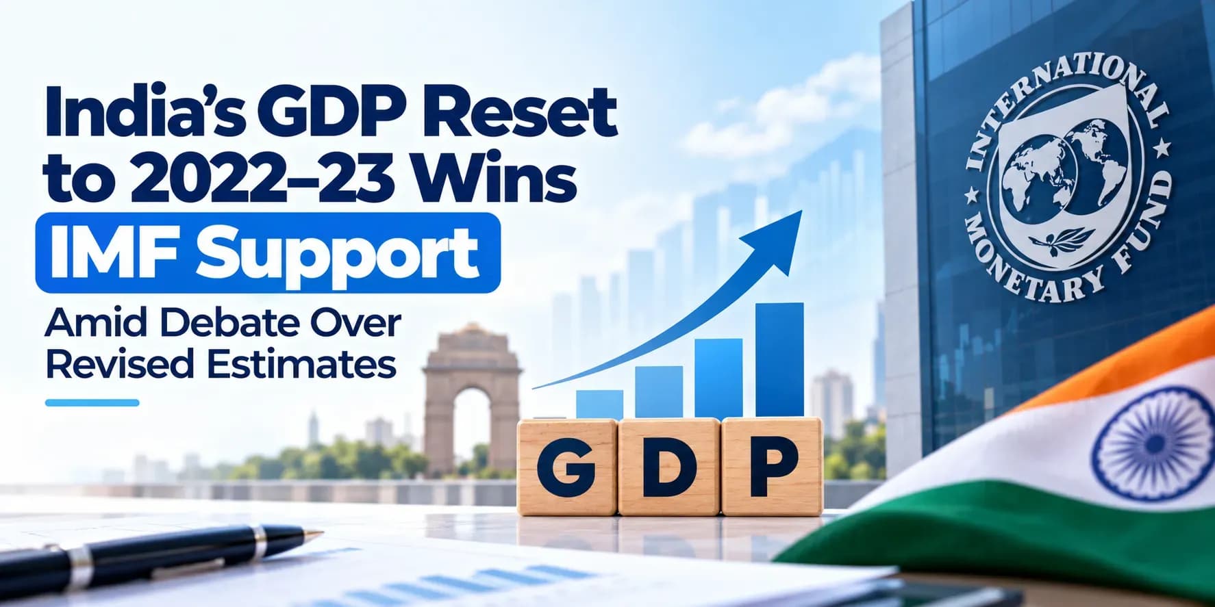 India’s GDP Reset to 2022–23 Wins IMF Support Amid Debate Over Revised Estimates