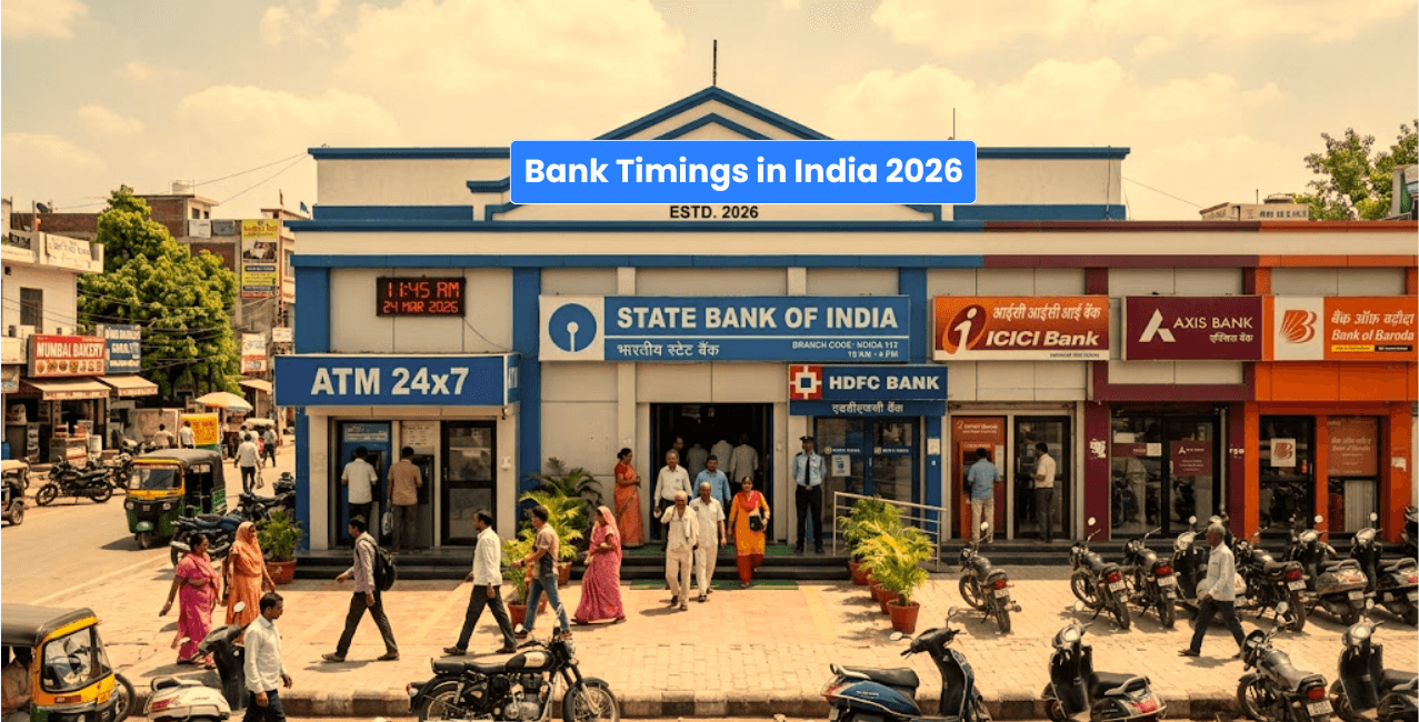 Bank Timings in India – Updated Banking Hours for 2026