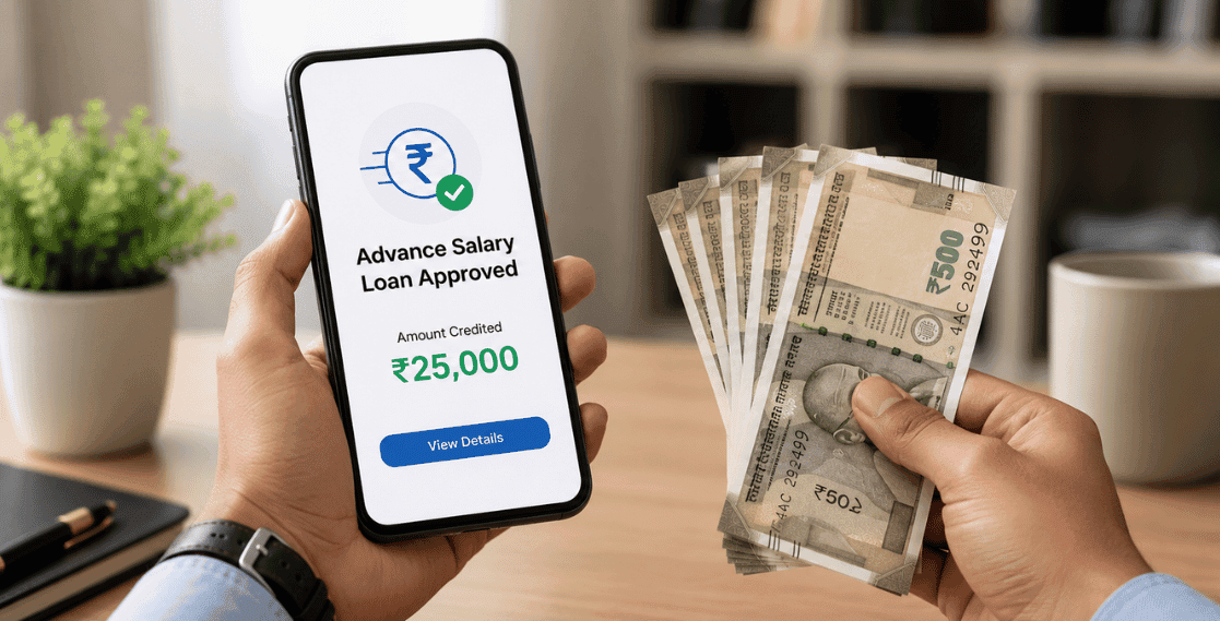 How do instant advance-salary loans work?