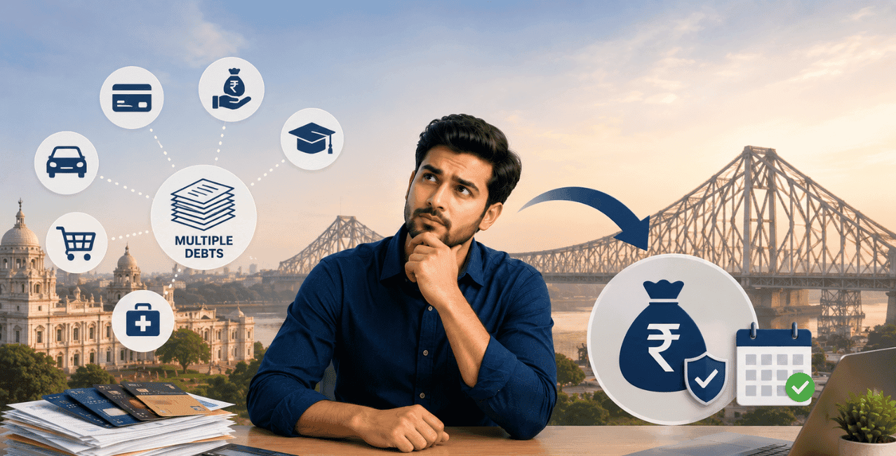 Debt Consolidation Loan Kolkata: Benefits, Eligibility & How It Works