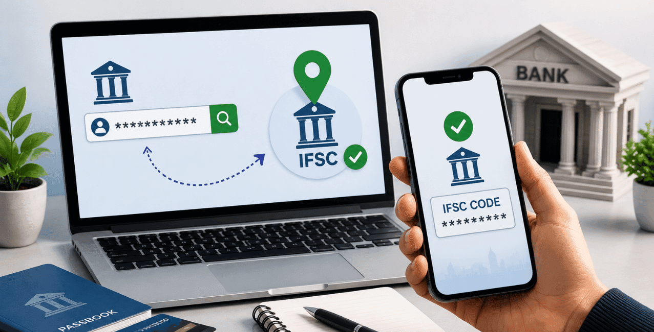 How to Find IFSC Code from Account Number