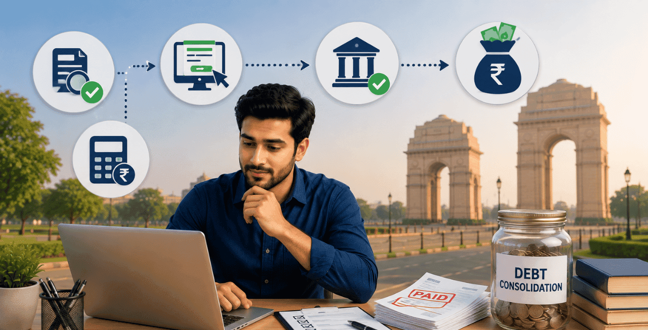 How to apply for a debt consolidation loan in Delhi? – A complete guide