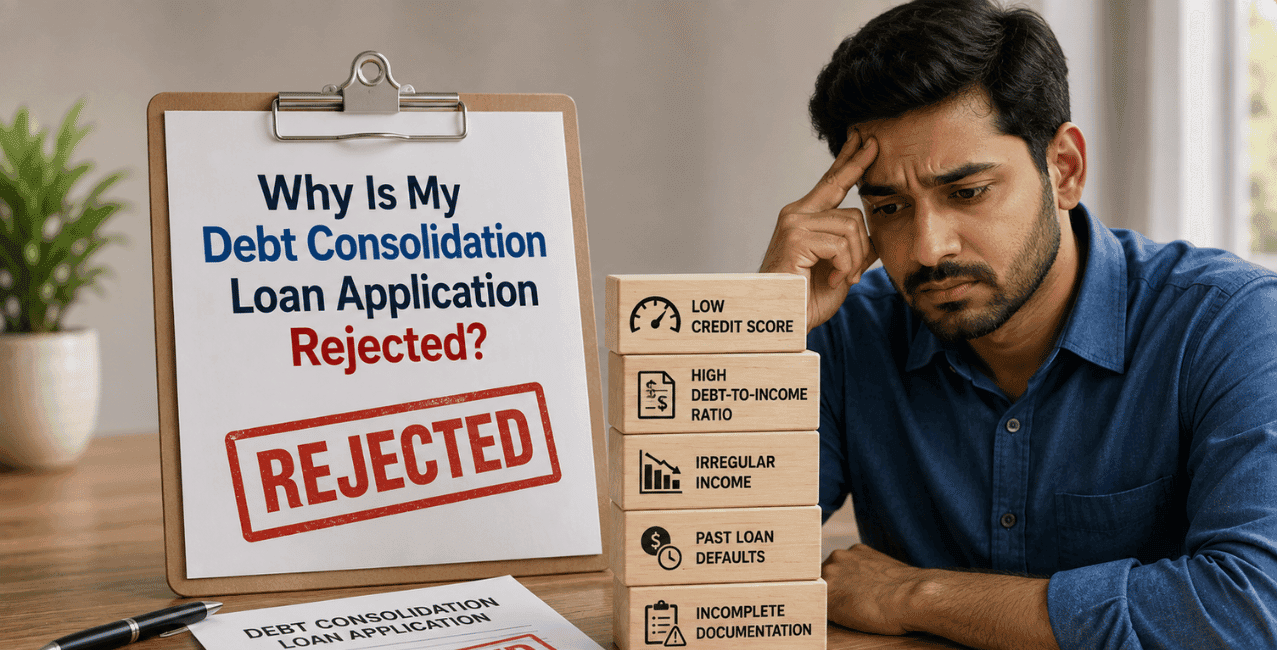 Why Is My Debt Consolidation Loan Application Rejected? Top Reasons For Personal Loan Rejection