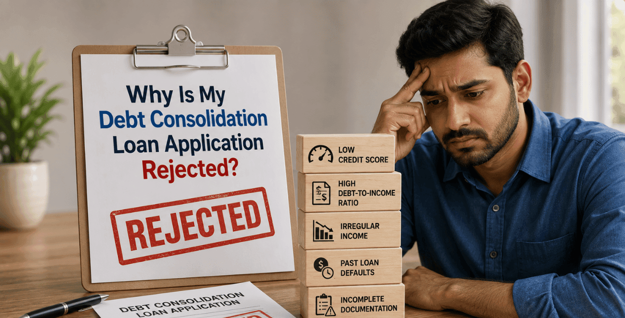 Why Is My Debt Consolidation Loan Application Rejected? Top Reasons For Personal Loan Rejection