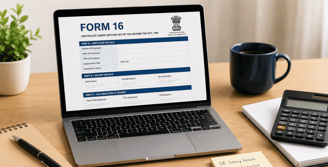 Form 16 : How to Download, Fill & Upload
