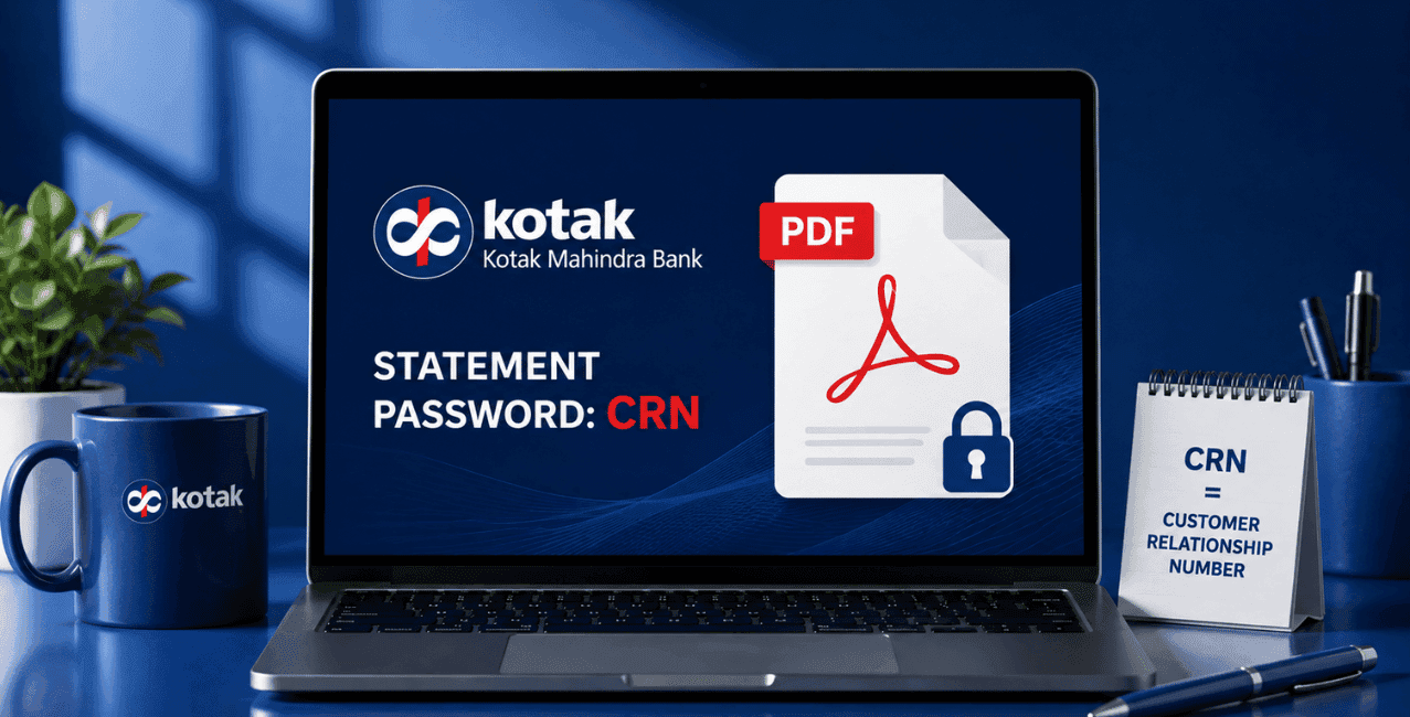 Kotak Bank Statement Password: CRN, How to Find & Open PDF
