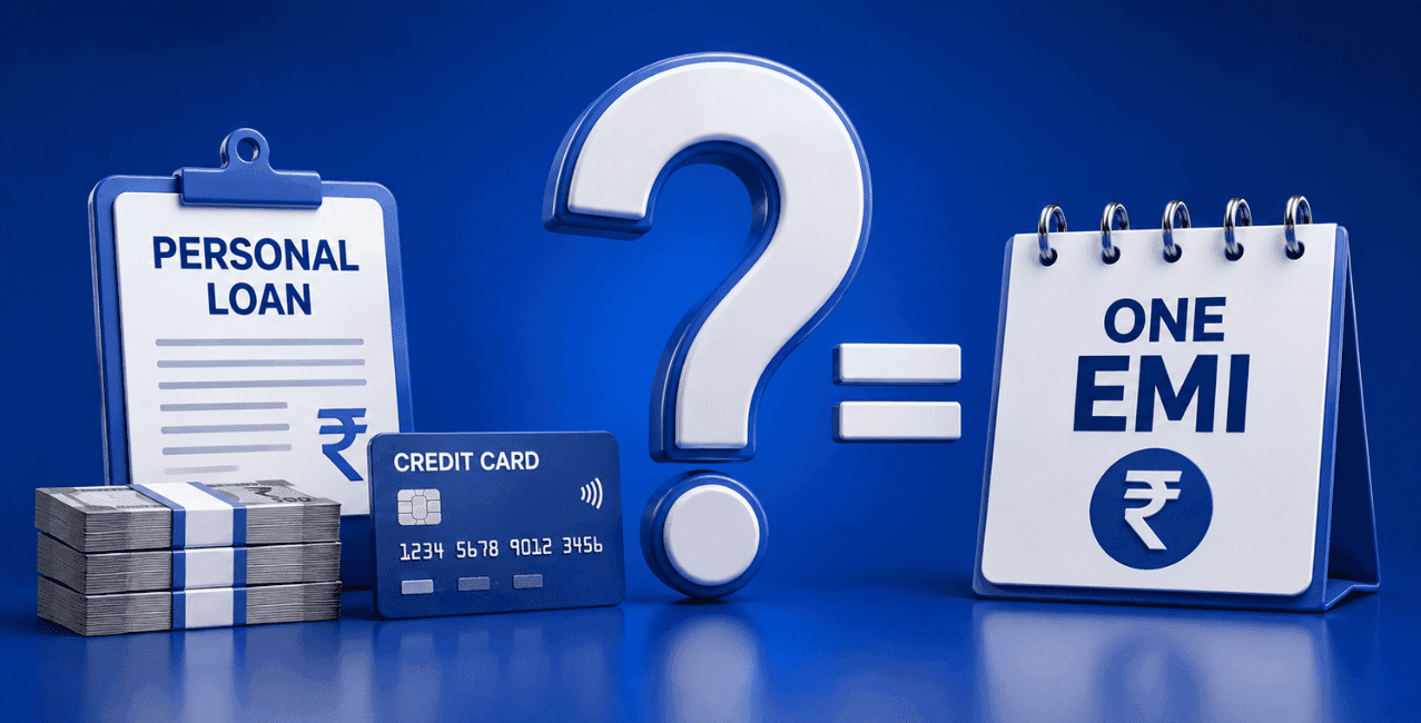 Can I Combine Personal Loans and Credit Card Debt Into One EMI?