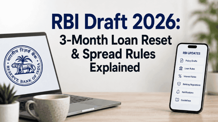 RBI Draft 2026: 3-Month Loan Reset & Spread Rules Explained