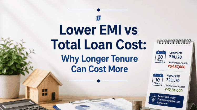 Lower EMI vs Total Loan Cost: Why Longer Tenure Can Cost More