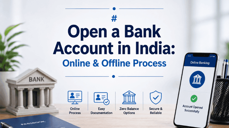 Open a Bank Account in India: Online & Offline Process