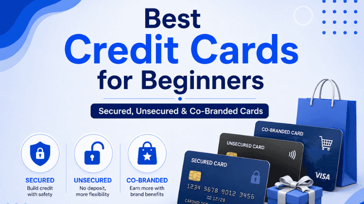 Best Credit Cards for Beginners: Secured, Unsecured & Co-Branded Cards