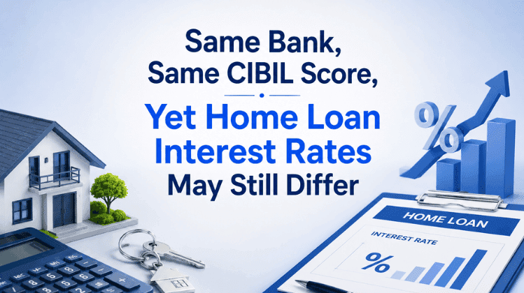Same Bank, Same CIBIL Score, Yet Home Loan Interest Rates May Still Differ