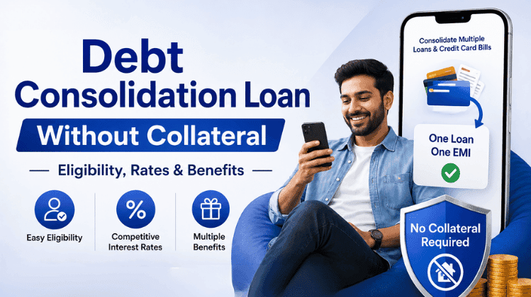 Debt Consolidation Loan Without Collateral: Eligibility, Rates & Benefits