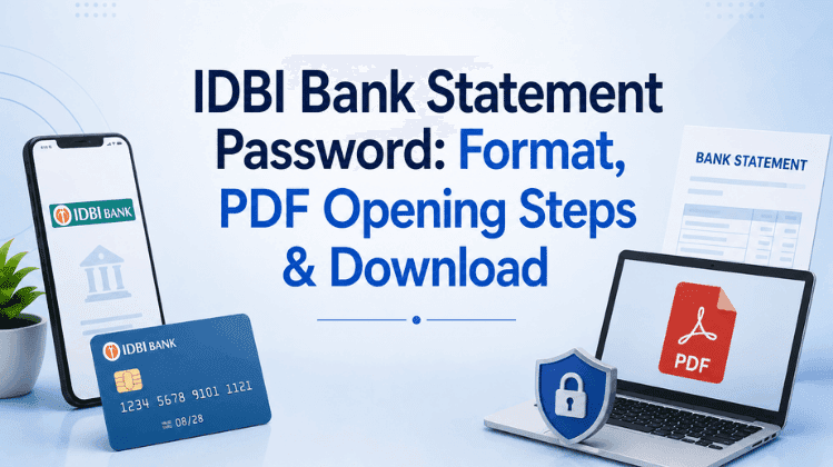 IDBI Bank Statement Password: Format, PDF Opening Steps & Download