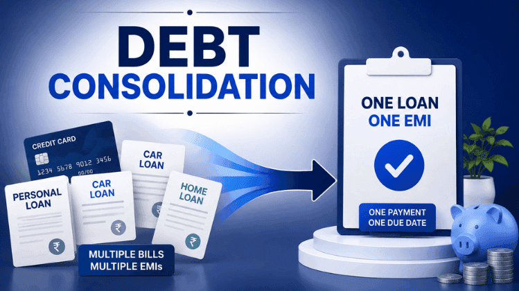 Debt Consolidation: Meaning, Benefits, Process & Ways to Reduce Financial Stress
