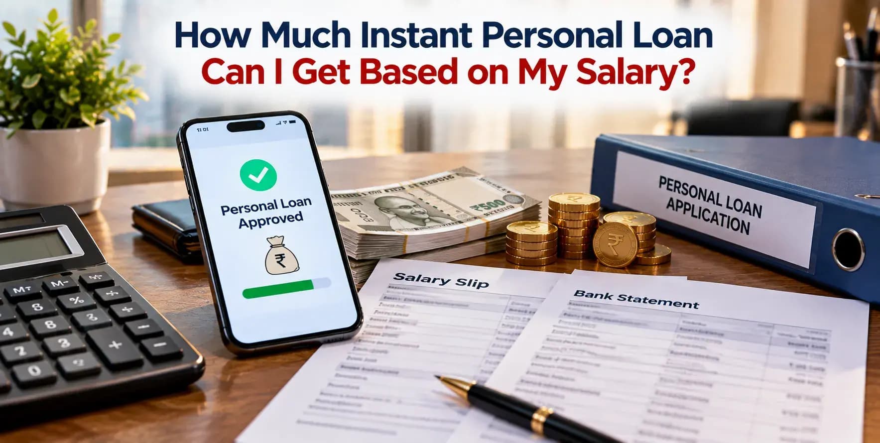 How Much Instant Personal Loan Can I Get Based on My Salary?