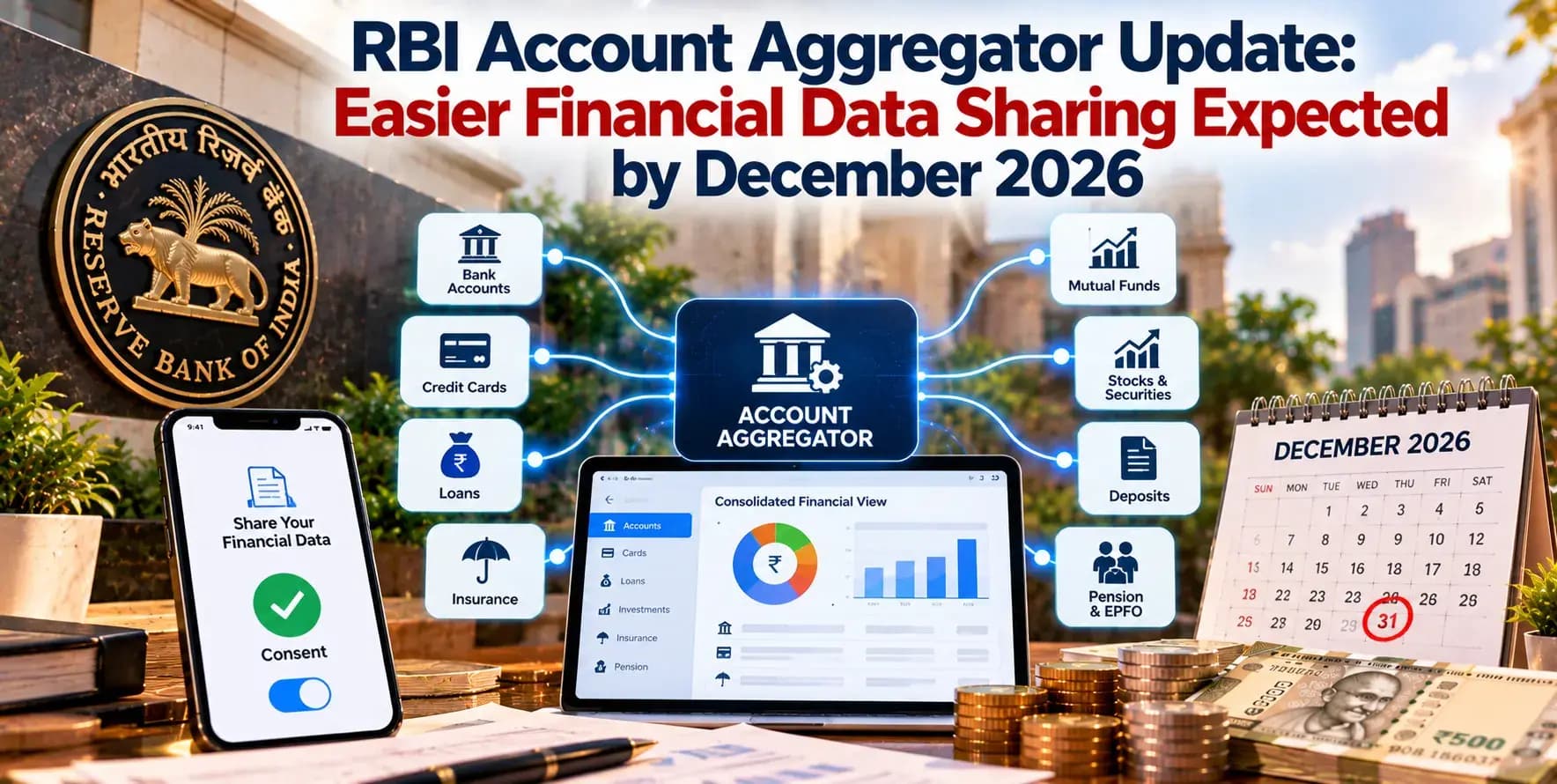 RBI Account Aggregator Update: Easier Financial Data Sharing Expected by December 2026