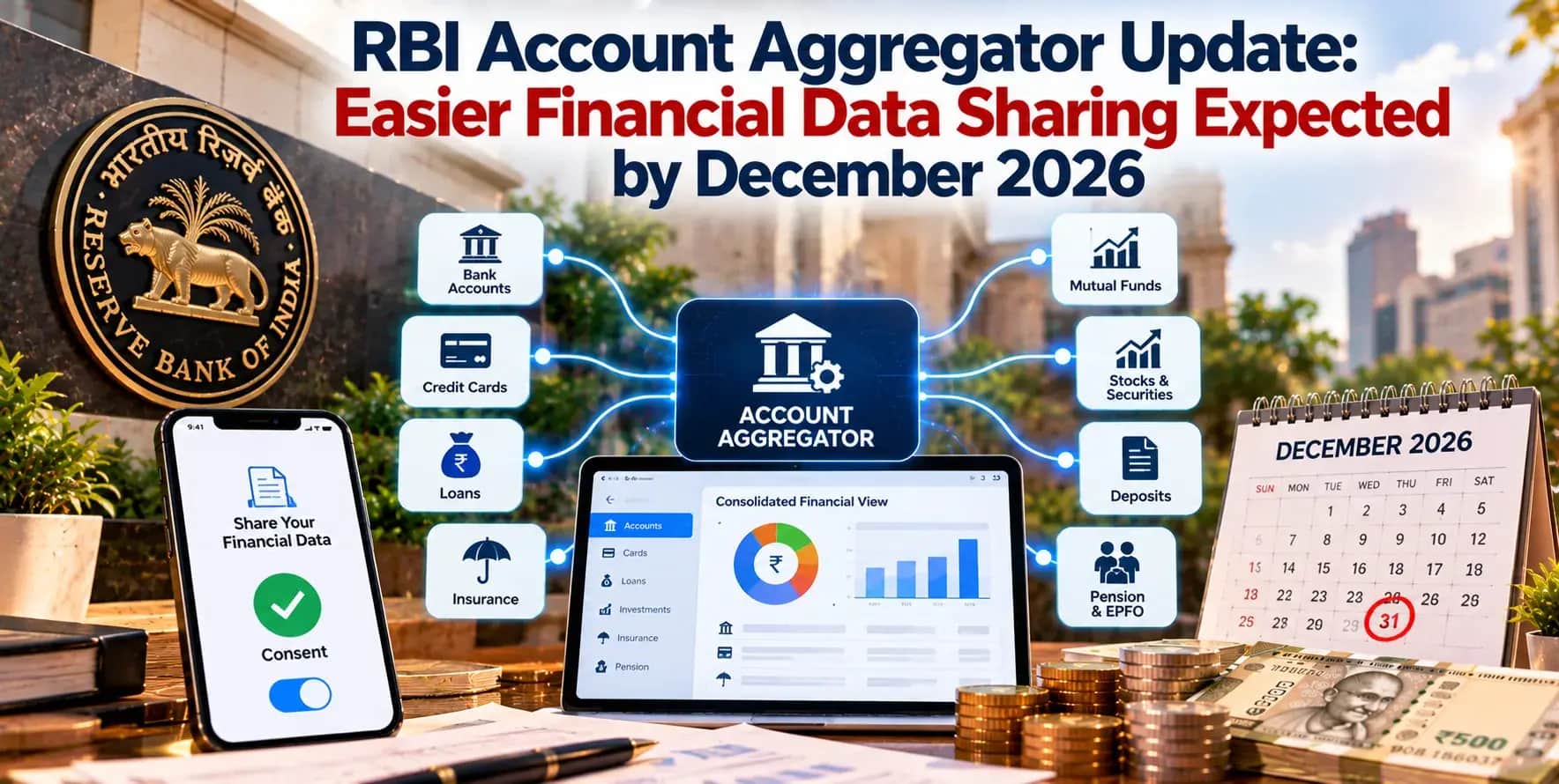 RBI Account Aggregator Update: Easier Financial Data Sharing Expected by December 2026