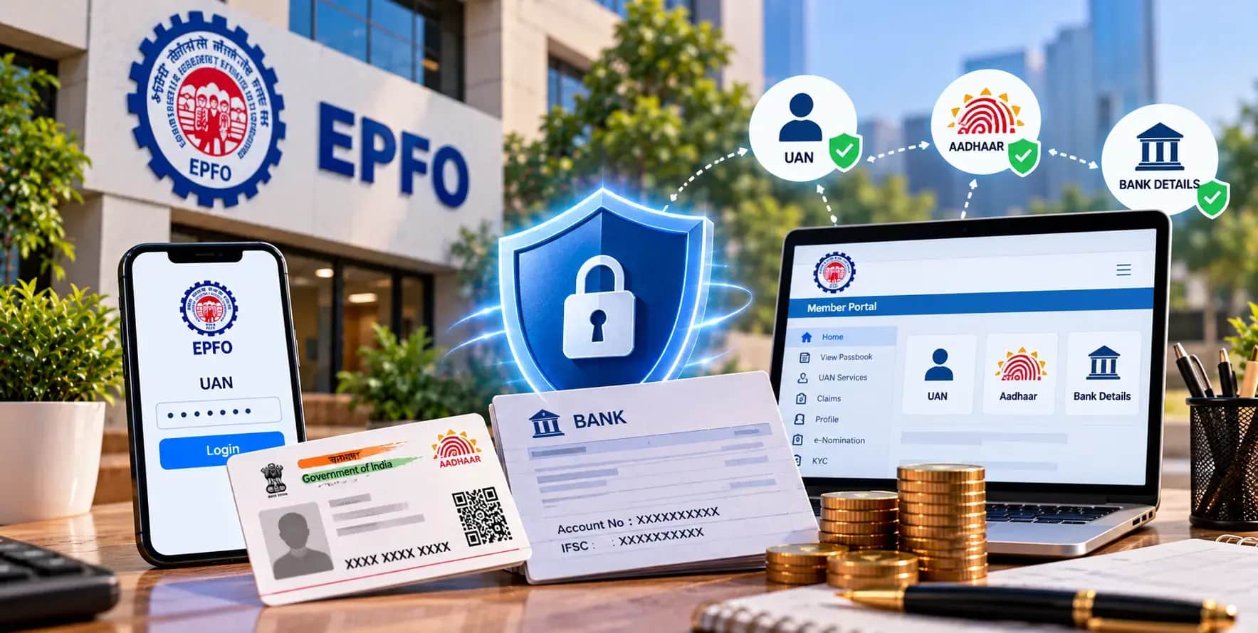 EPFO Issues Security Alert: Members Told to Protect UAN, Aadhaar and Bank Details
